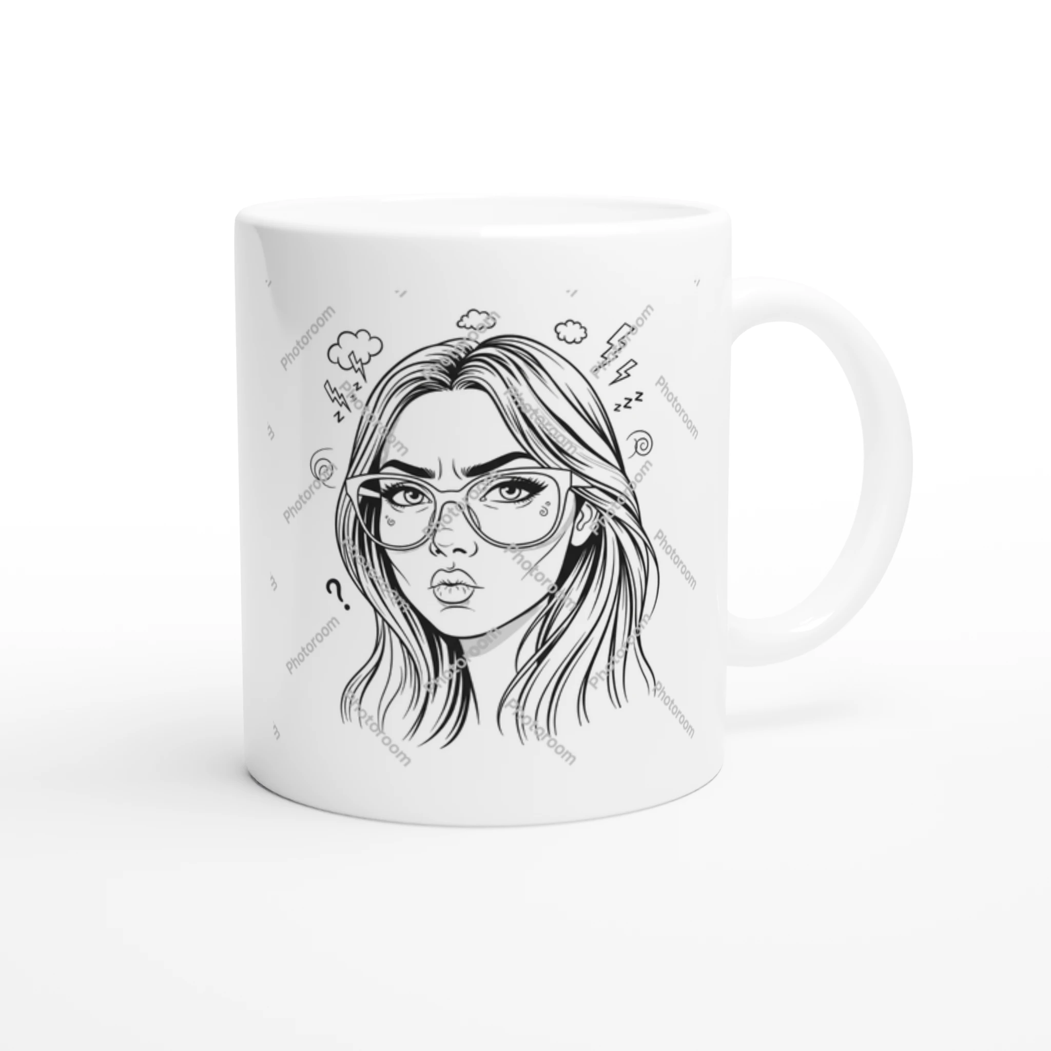 Mug Unjque Line Art - Raleur